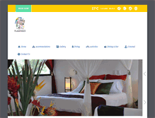 Tablet Screenshot of hotelflamingo.com